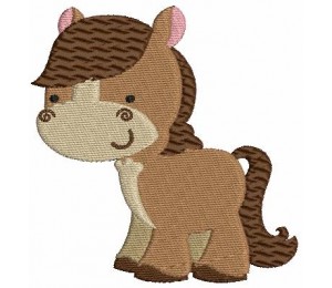 Stickmuster - Bauernhof - Pferd